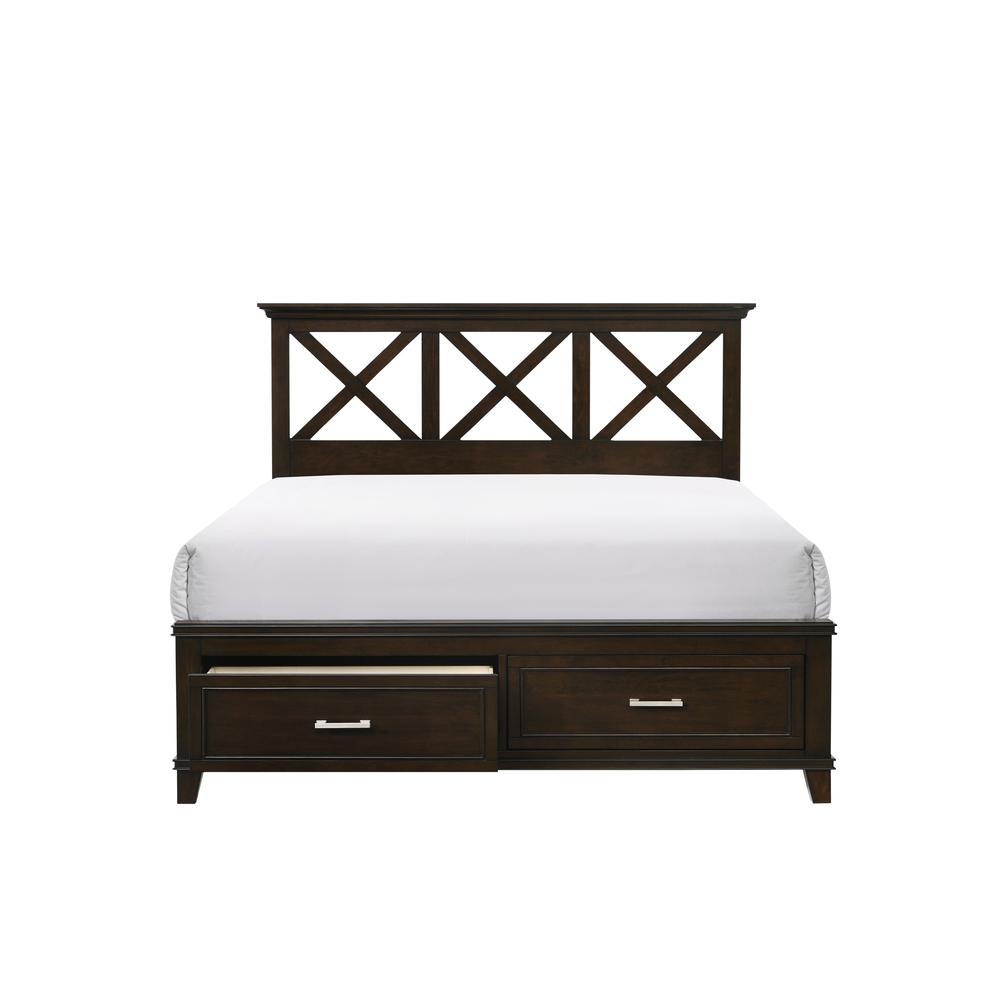 Cherry Nova Ii Queen X Storage Bed. Picture 2