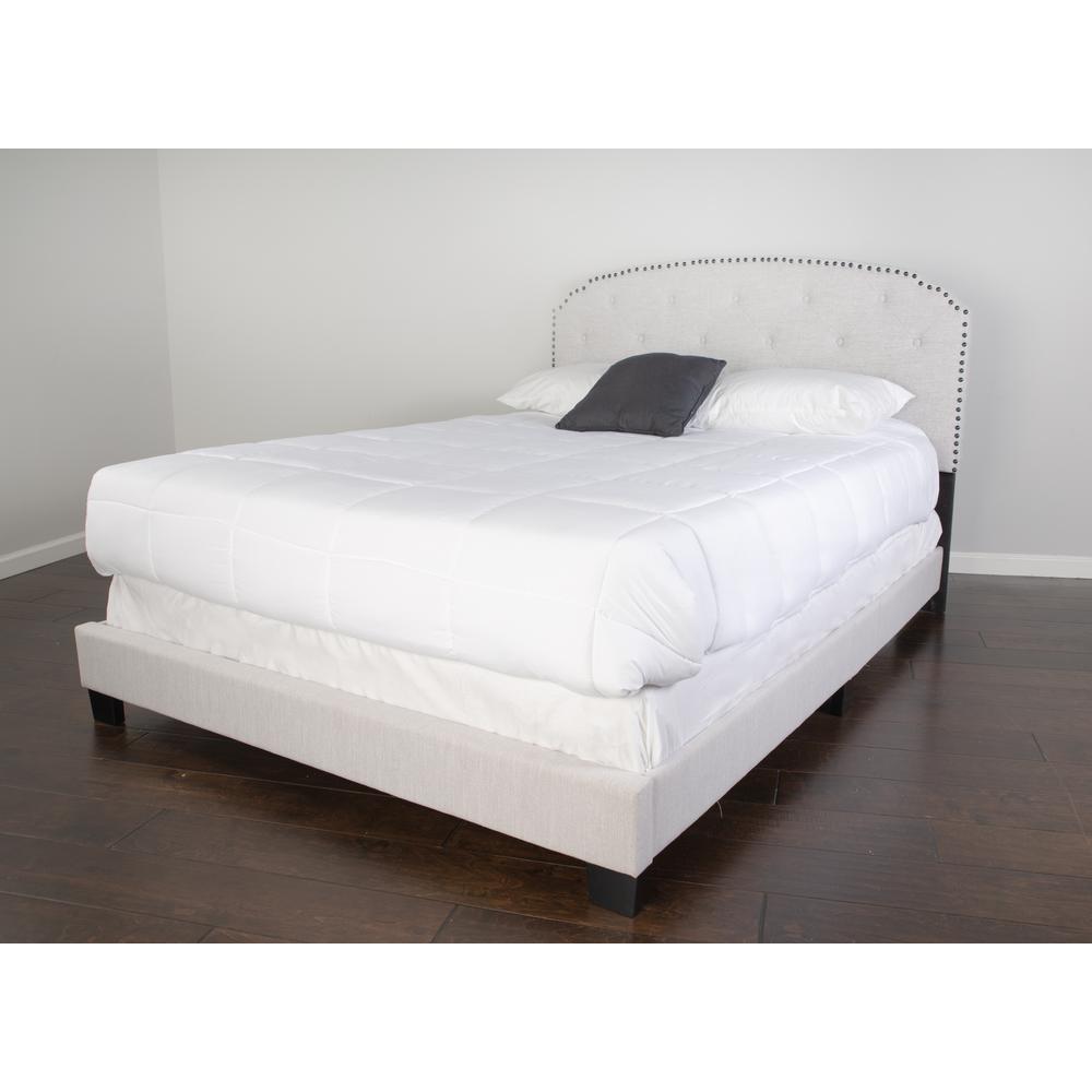 Olivia Upholstered Queen Bed In A Box. Picture 2