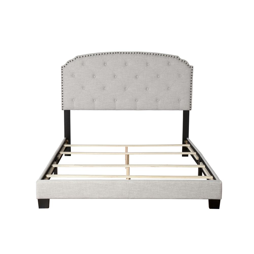 Olivia Upholstered Queen Bed In A Box. Picture 1