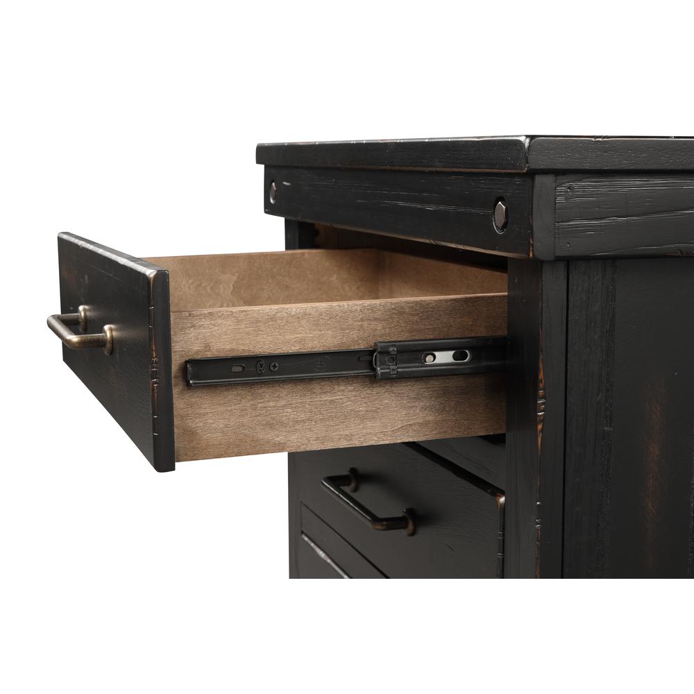Spruce Creek Black Nightstand. Picture 5