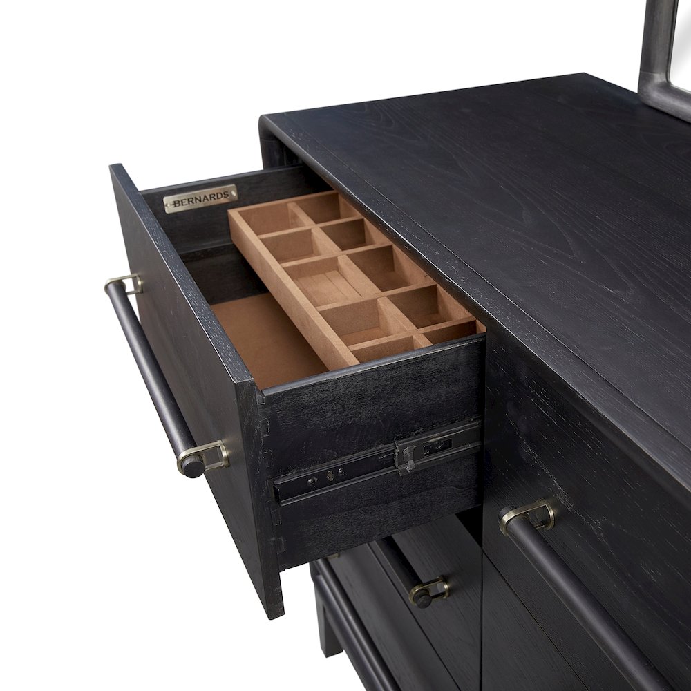 Aurora 9 Drawer Dresser - Peppercorn. Picture 4