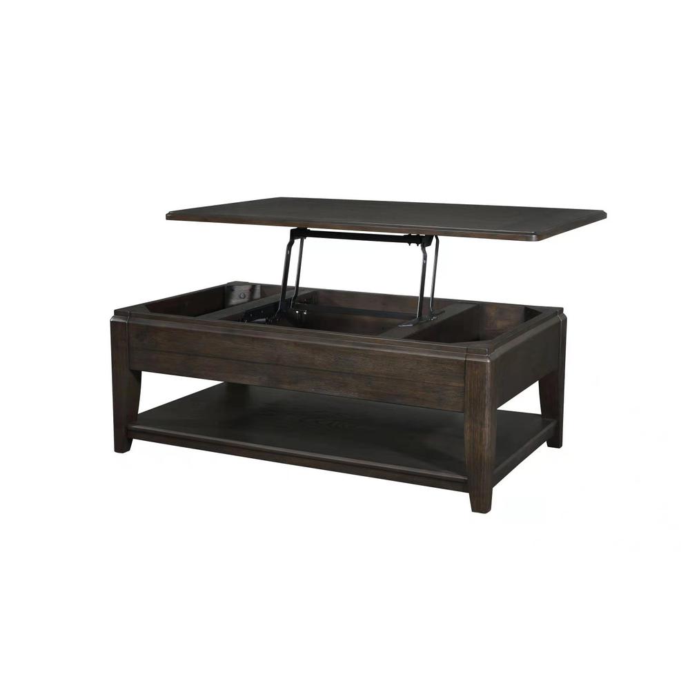 Bellamy Lane Cocktail Table W/ Lift Top & Casters. Picture 2
