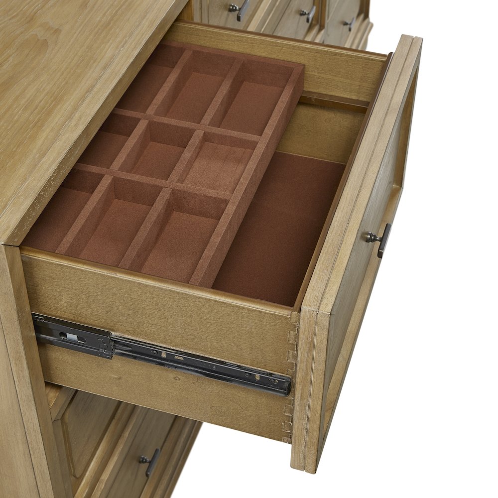 Magnolia Hickory Dresser - Cashew. Picture 5