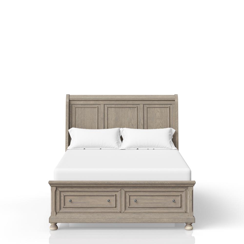 Prescott Gray King Bed. Picture 1