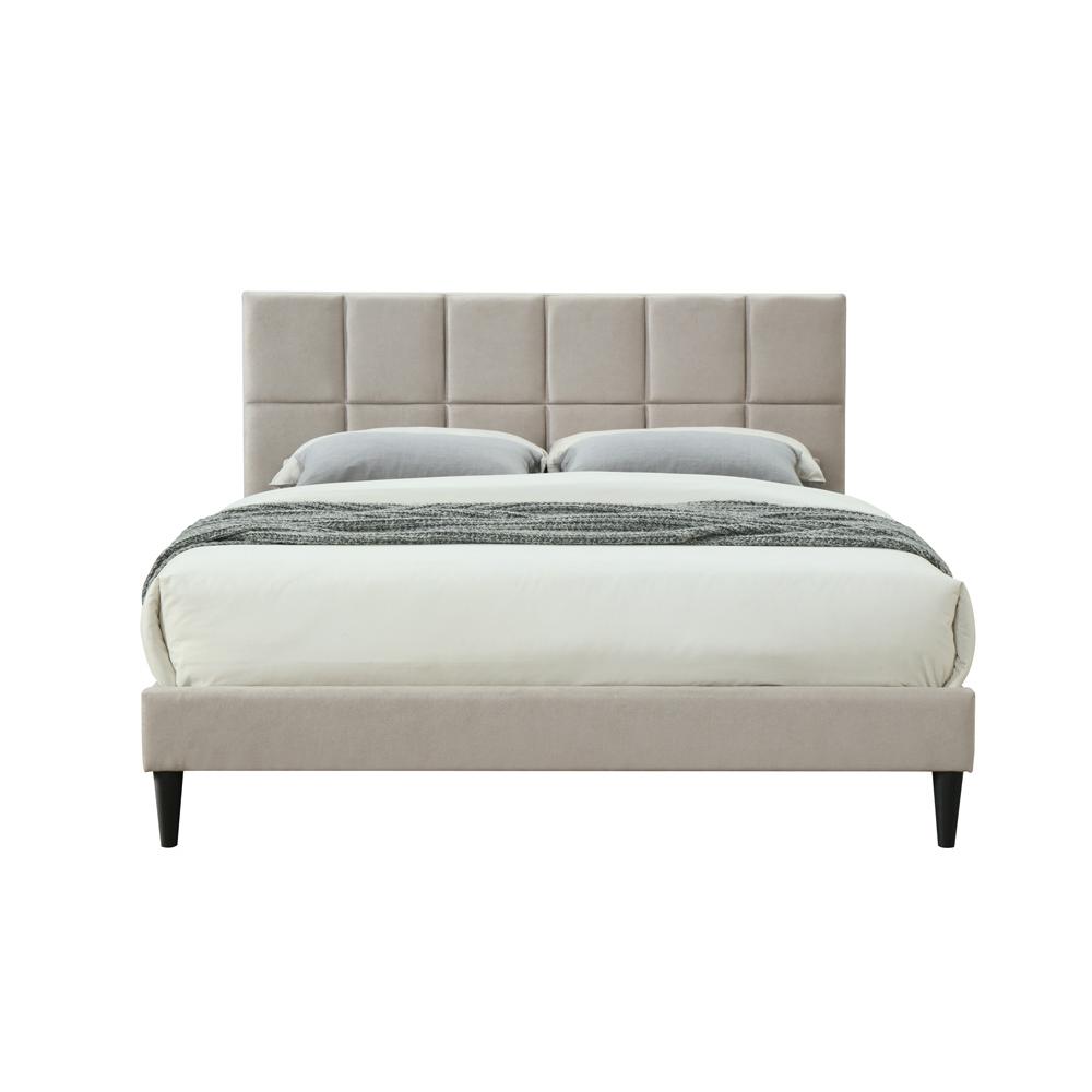 Evelyn Upholstered King Bed In A Box. Picture 1