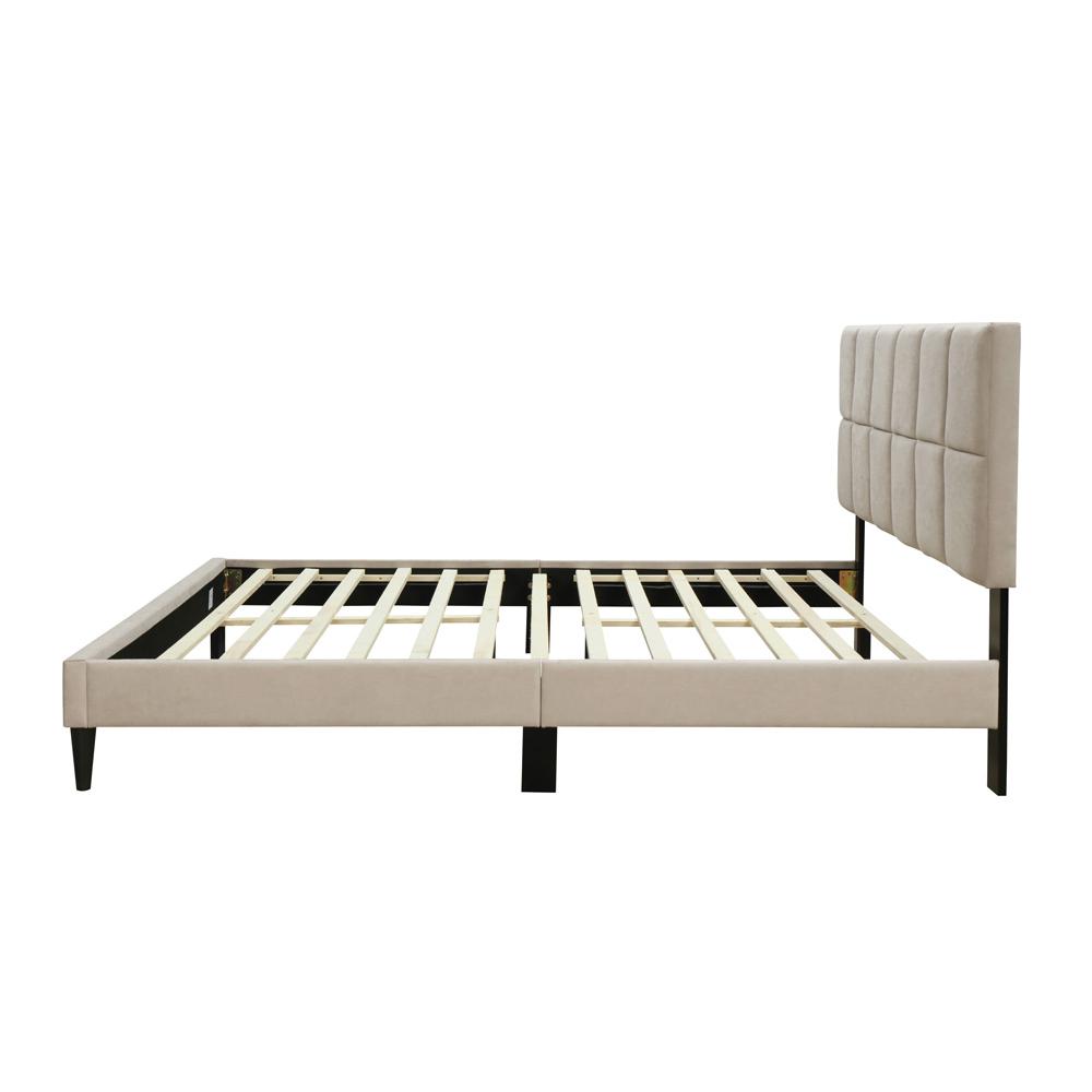 Evelyn Upholstered King Bed In A Box. Picture 2