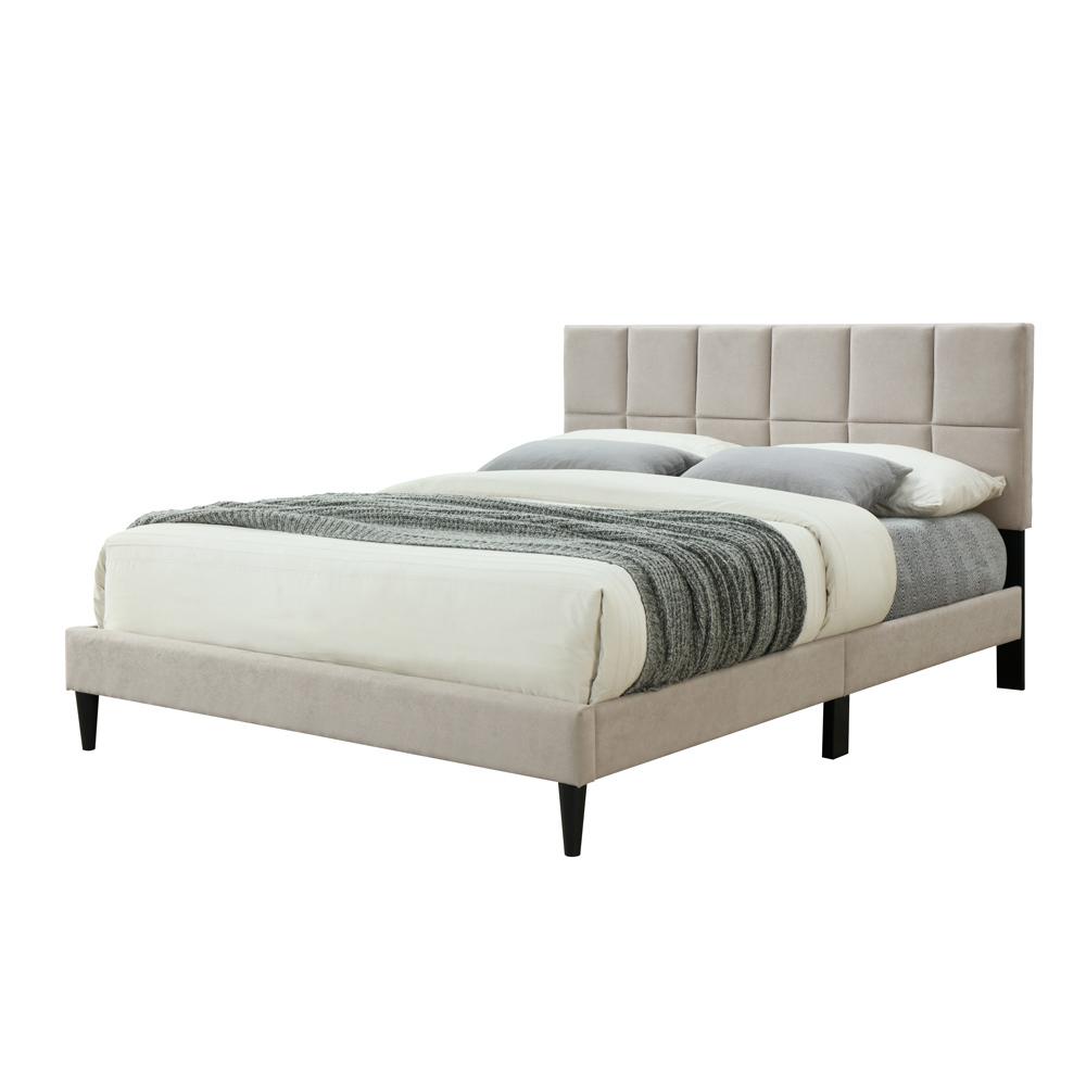 Evelyn Upholstered King Bed In A Box. Picture 3