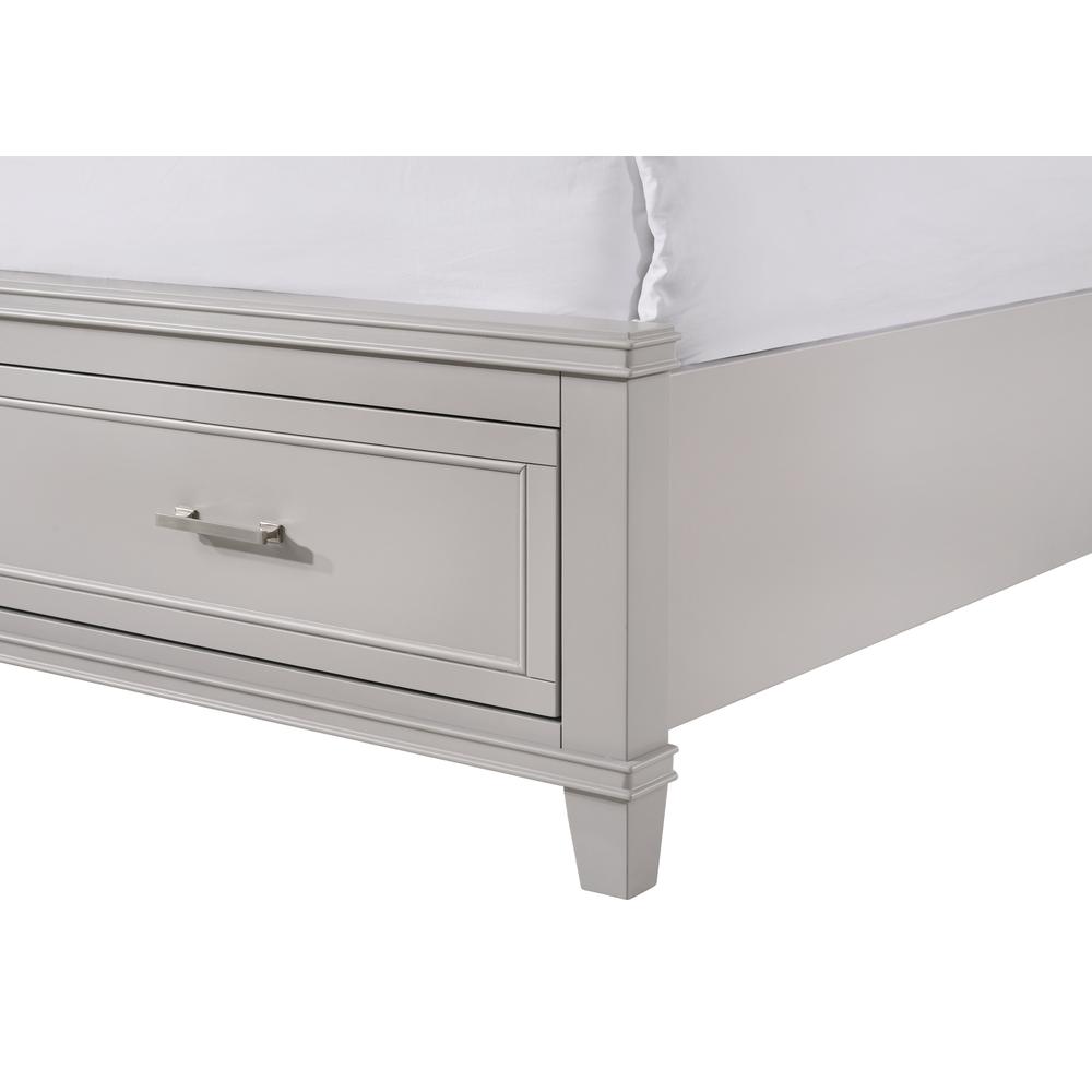 Gray Nova Ii King X Storage Bed. Picture 2