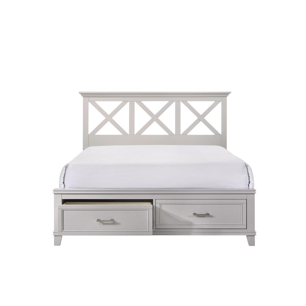 Gray Nova Ii King X Storage Bed. Picture 4