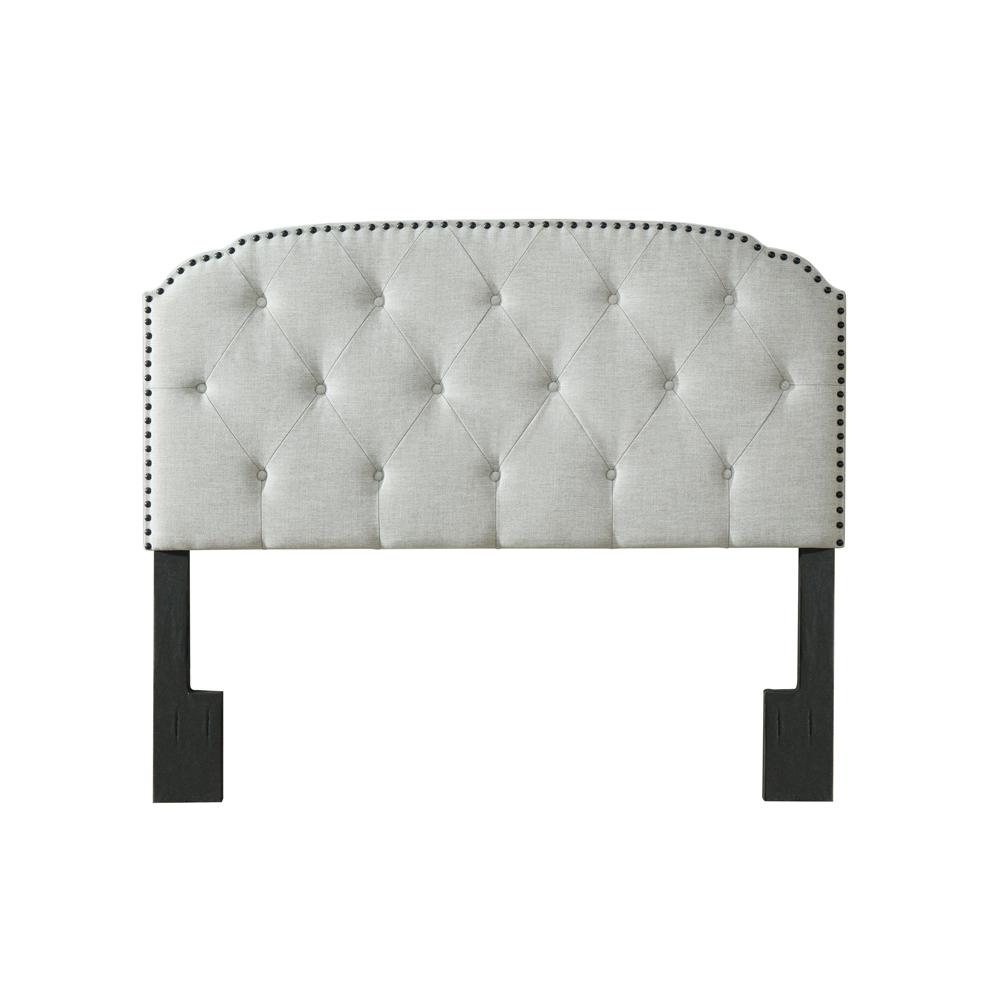 Olivia Upholstered Queen Headboard. Picture 2