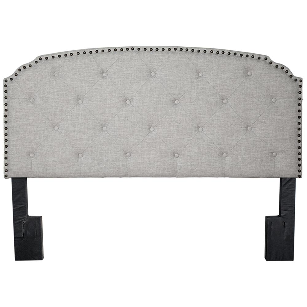 Olivia Upholstered Queen Headboard. Picture 4