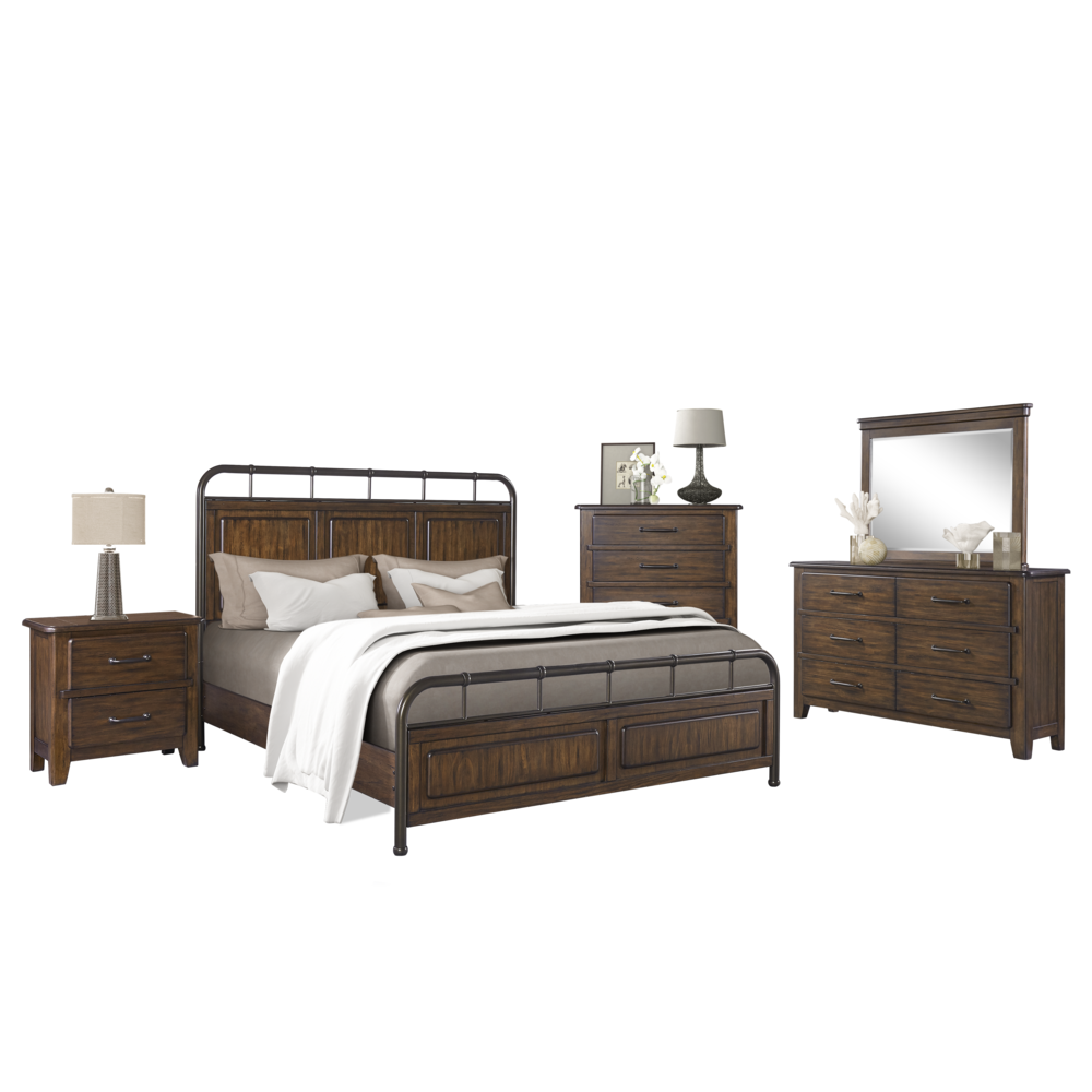 Danville King Panel Bed. Picture 1