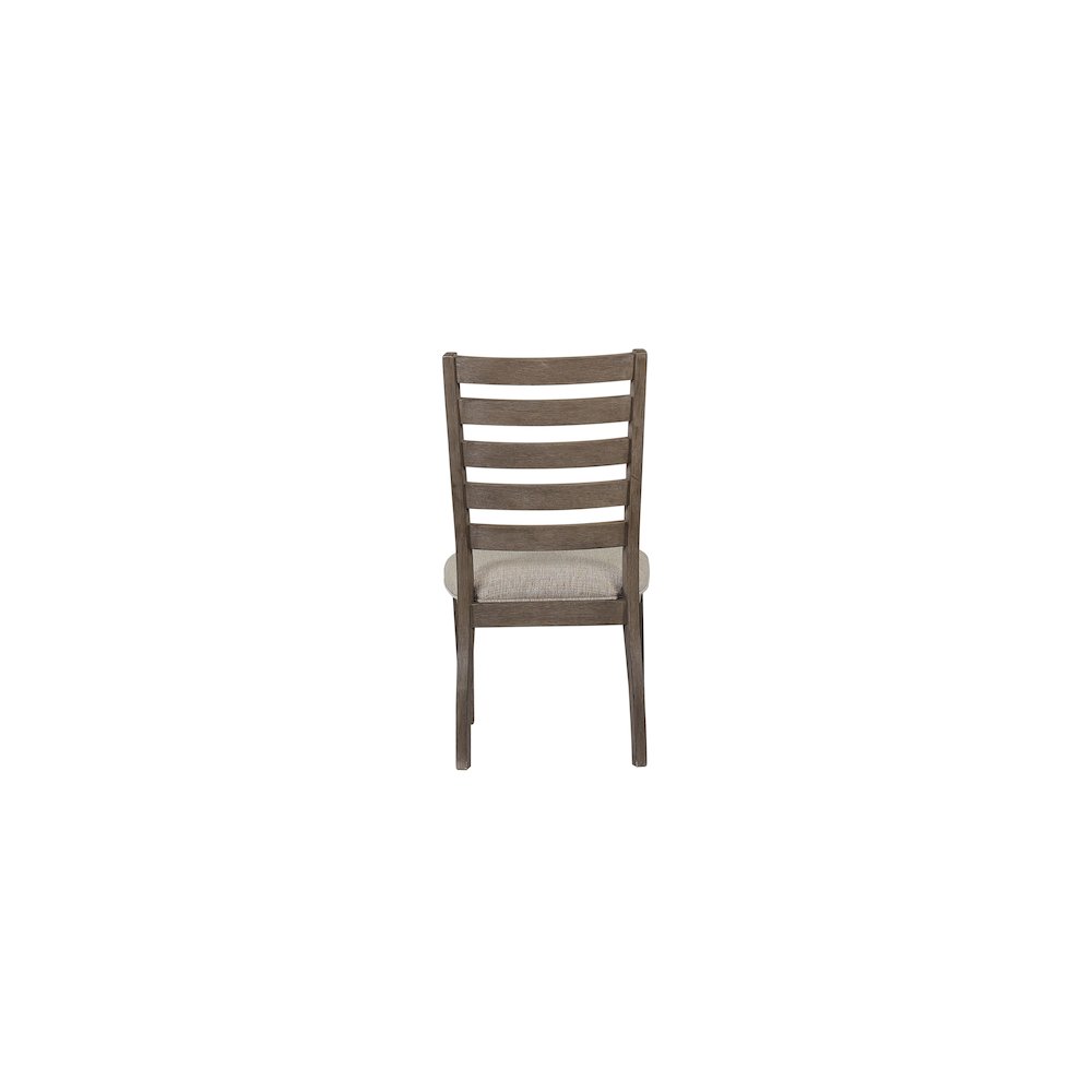 Will Side Chair in Gray / Brown Finish. Picture 2