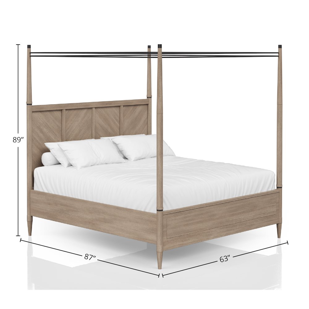 Wilmington Heights King Canopy Bed. Picture 7