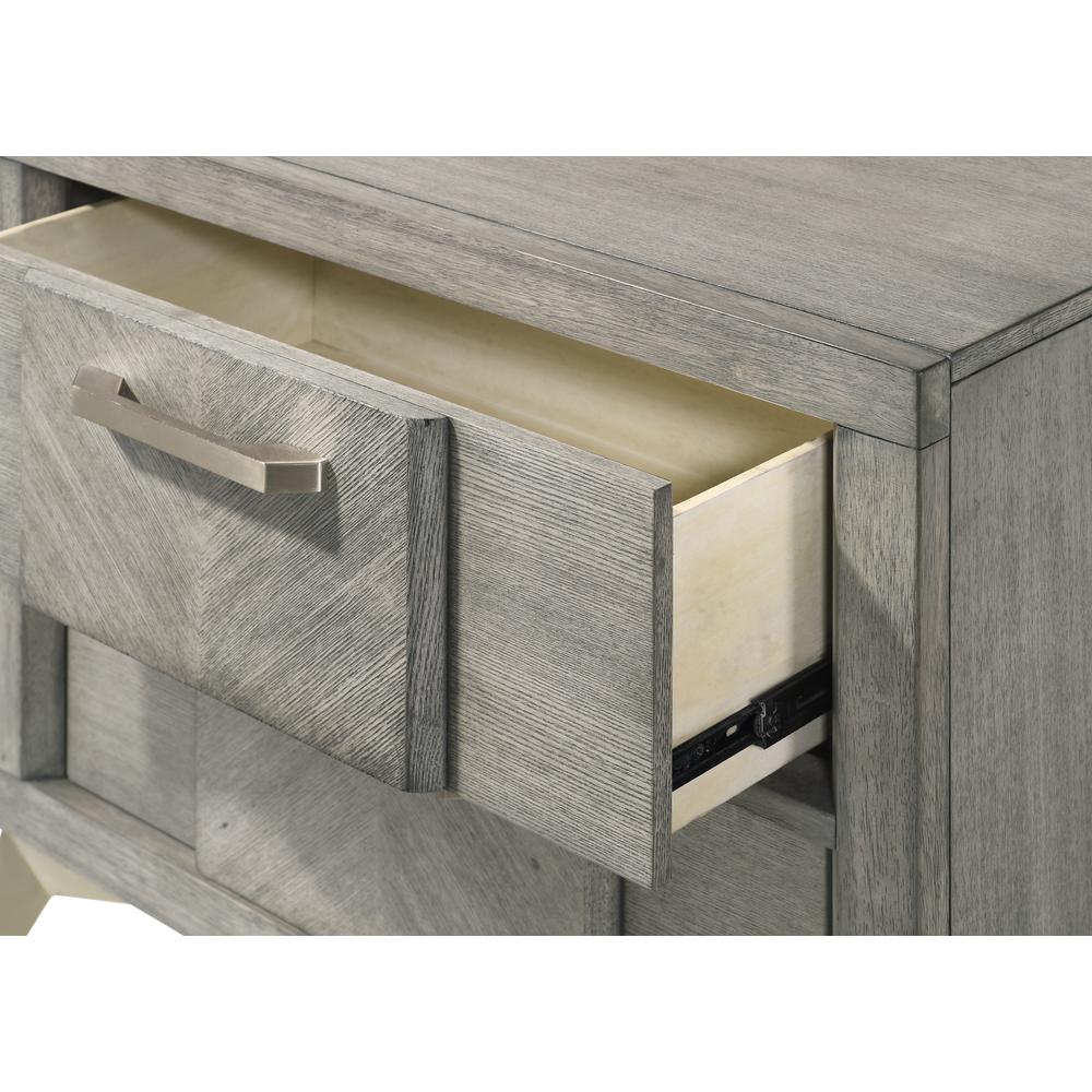 Aries 2 Drawer Nightstand. Picture 3