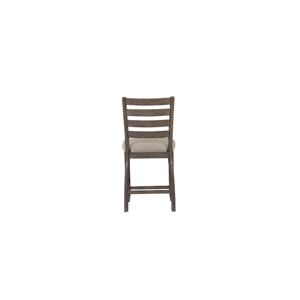 Will Counter Stools in Gray / Brown Finish. Picture 2