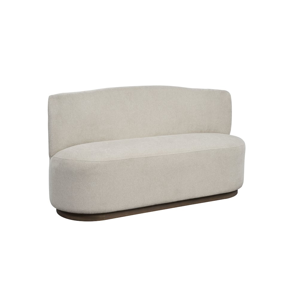 Elements Banquette - Ivory In Cocoa Finish. Picture 1