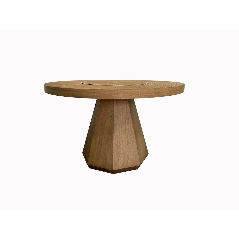 Aurora Round Dining Table W/ Lazy Susan. Picture 3