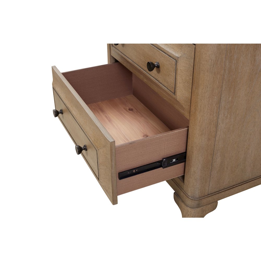Wilmington 2 Drawer Nightstand. Picture 8