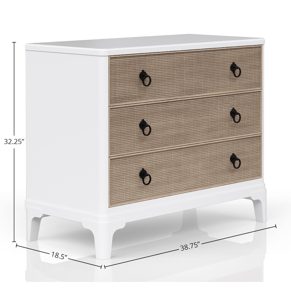 Wilmington Hall Chest-White. Picture 4