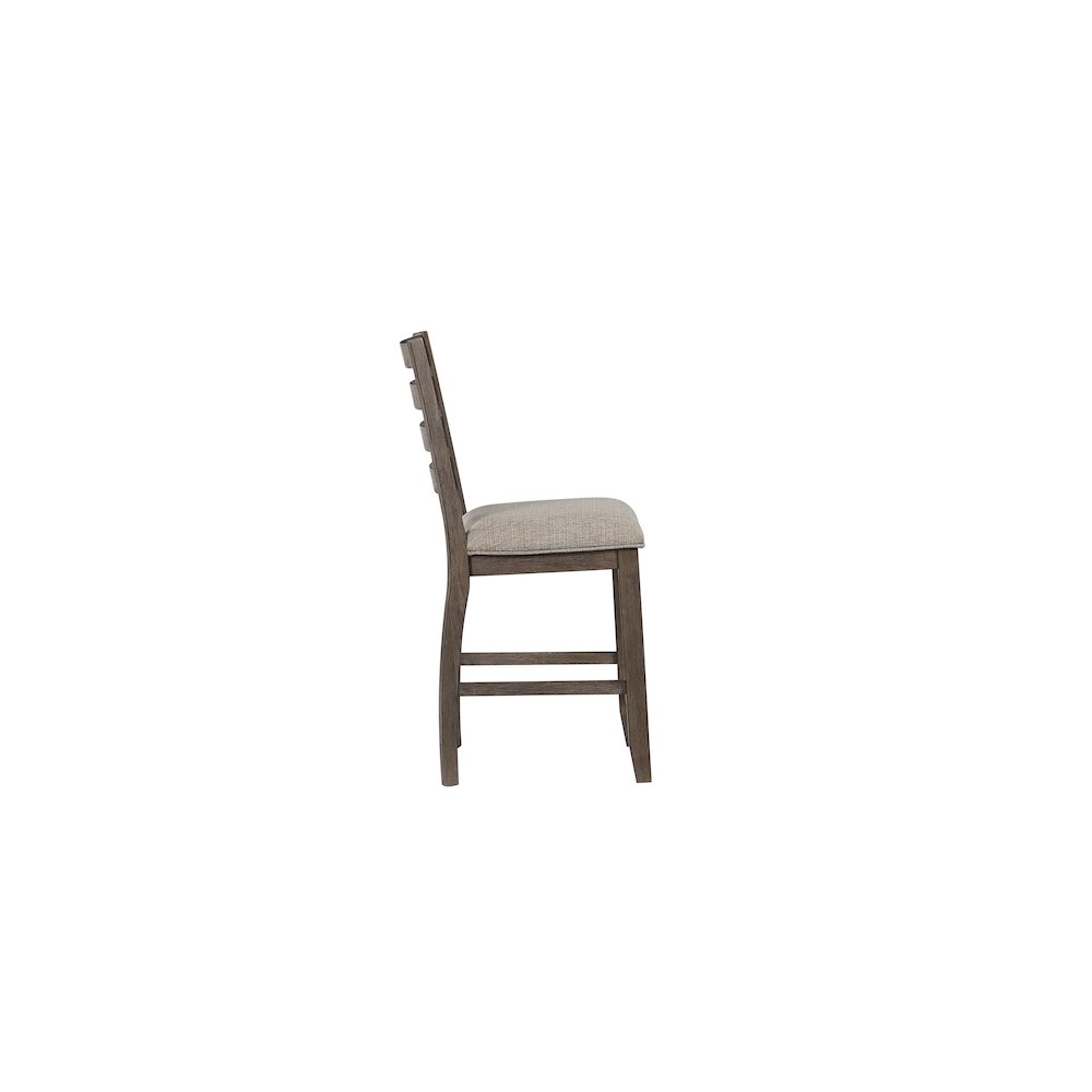 Will Counter Stools in Gray / Brown Finish. Picture 3