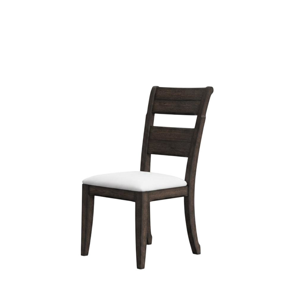 Solid Rubberwood Desk Chair with Elm Veneer Back for Dining Room. Picture 4