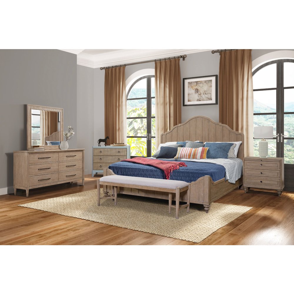Wilmington King Panel Bed. Picture 7