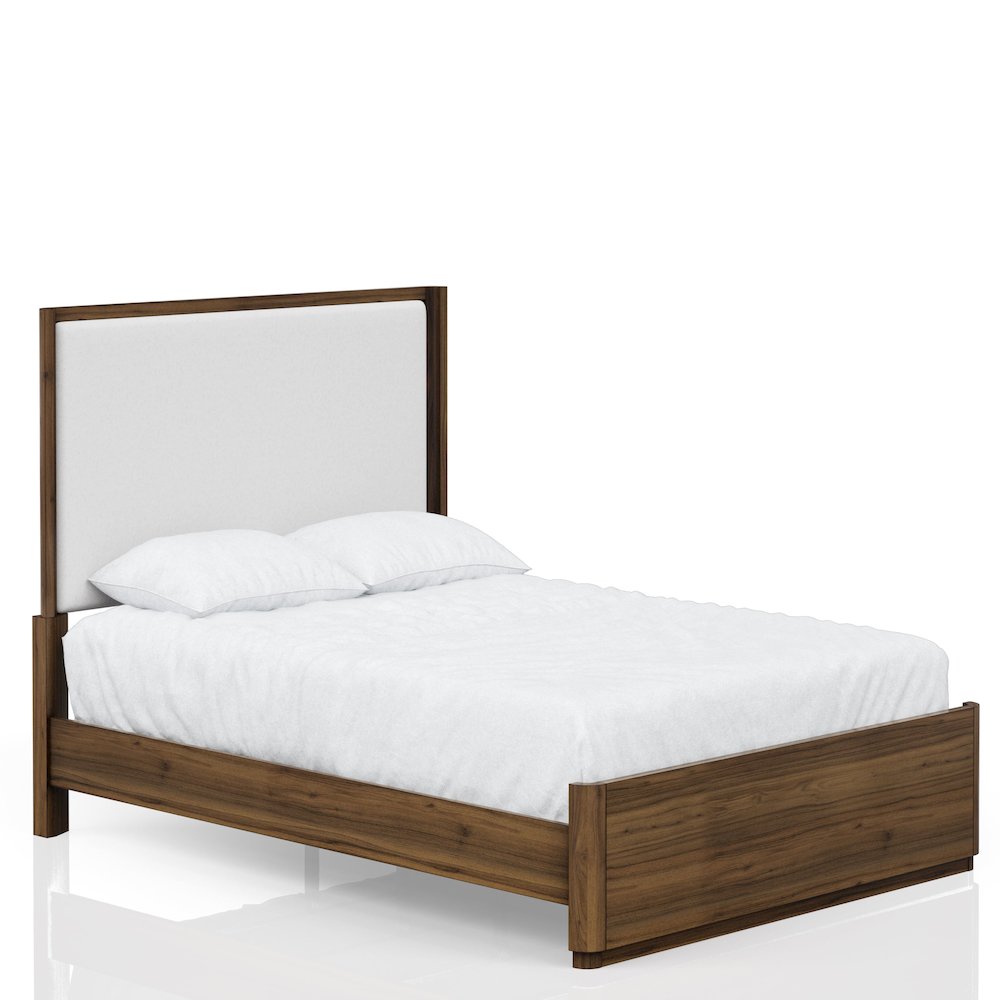 Summerfield King Uoholstered Bed in Walnut Finish. Picture 2