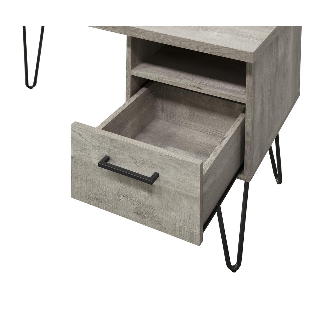 Grey Oak Desk. Picture 3