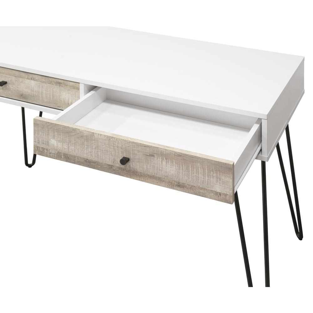 Taupe Oak Desk. Picture 2