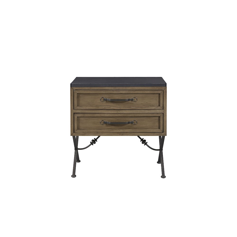 Magnolia 2 Drawer Nightstand - Almond. Picture 3