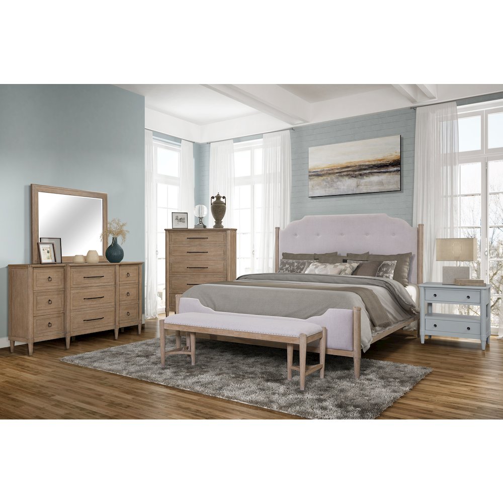 Wilmington Open Nightstand-Ocean. Picture 9