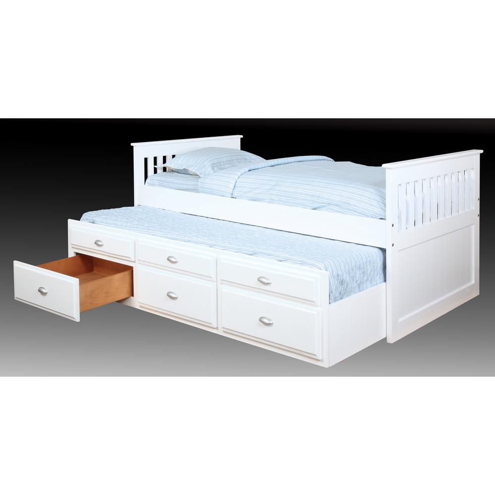 Logans Captain'S Bed- White. Picture 1
