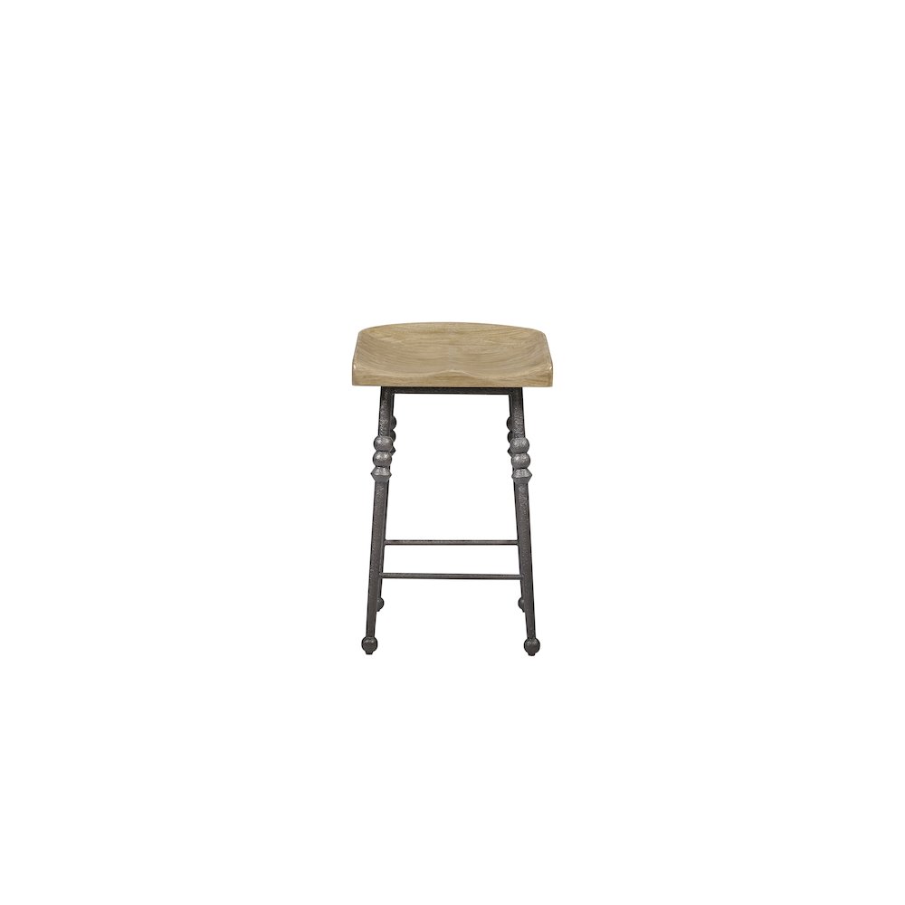 Magnolia Counter Height Saddle Stool - Cashew. Picture 5