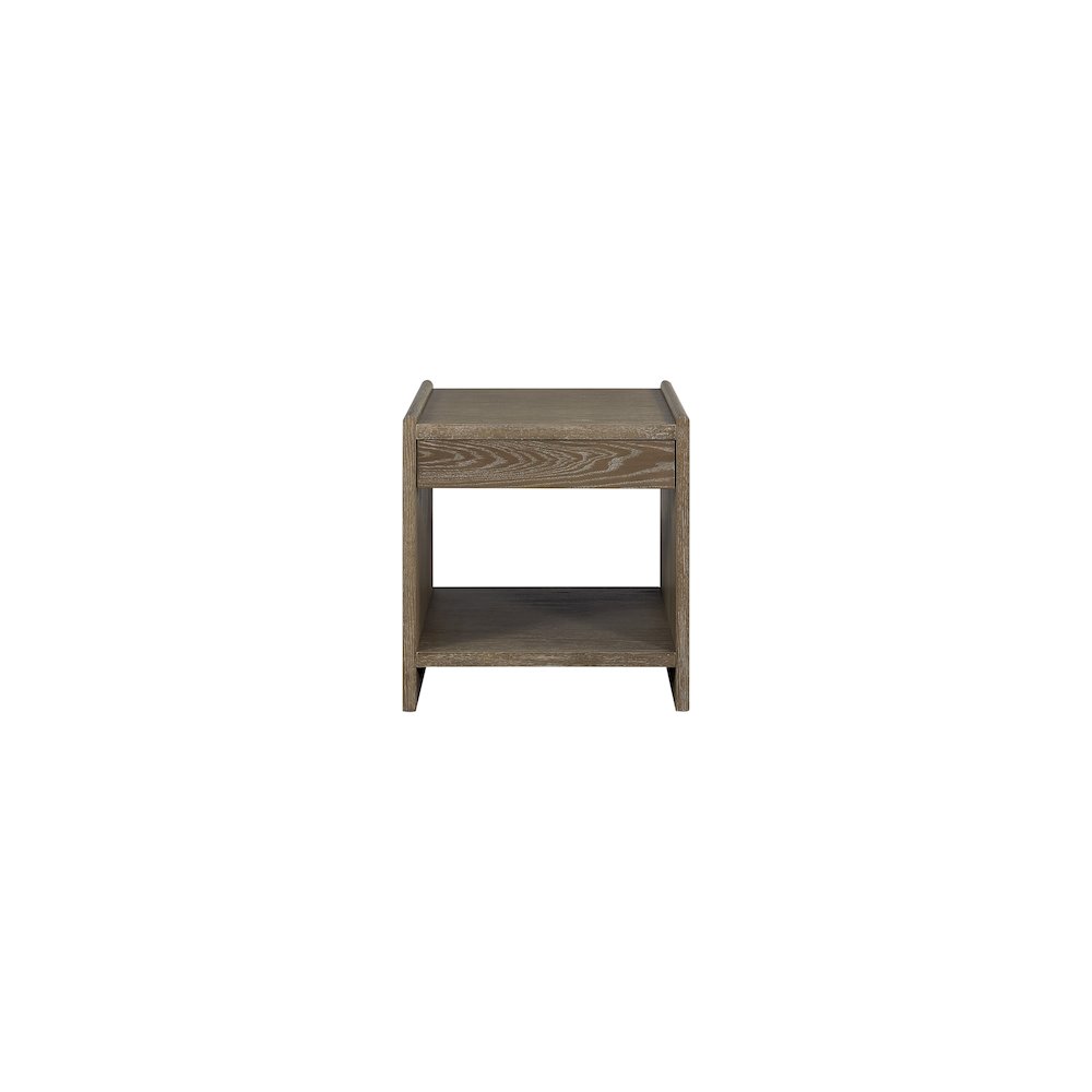 Transitional Elements End Table - Cocoa. Picture 3