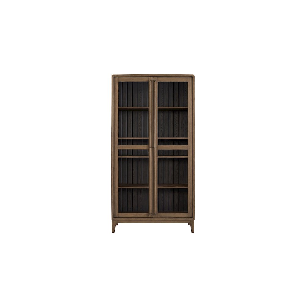 Aurora Latte & Peppercorn Display Cabinet. Picture 1
