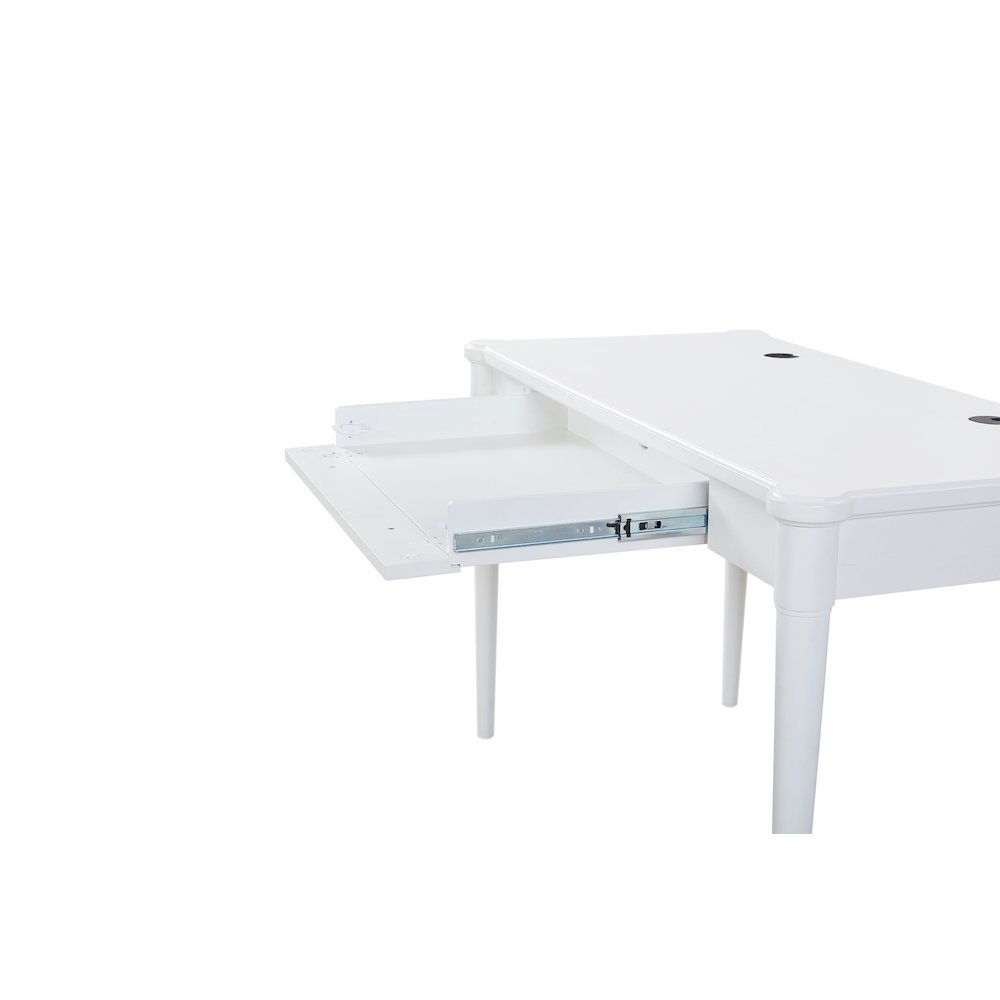Wilmington 48" Writing Desk-White. Picture 3