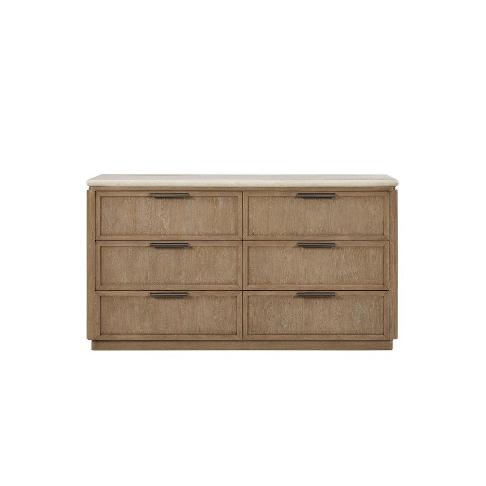 Transitional Elements Dresser - Oak Veneer Drawer Fronts - Toffee. Picture 3