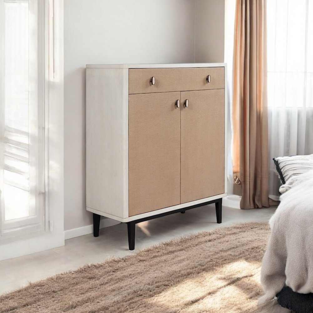 Elements Bar Cabinet - In Vanilla Finish. Picture 6