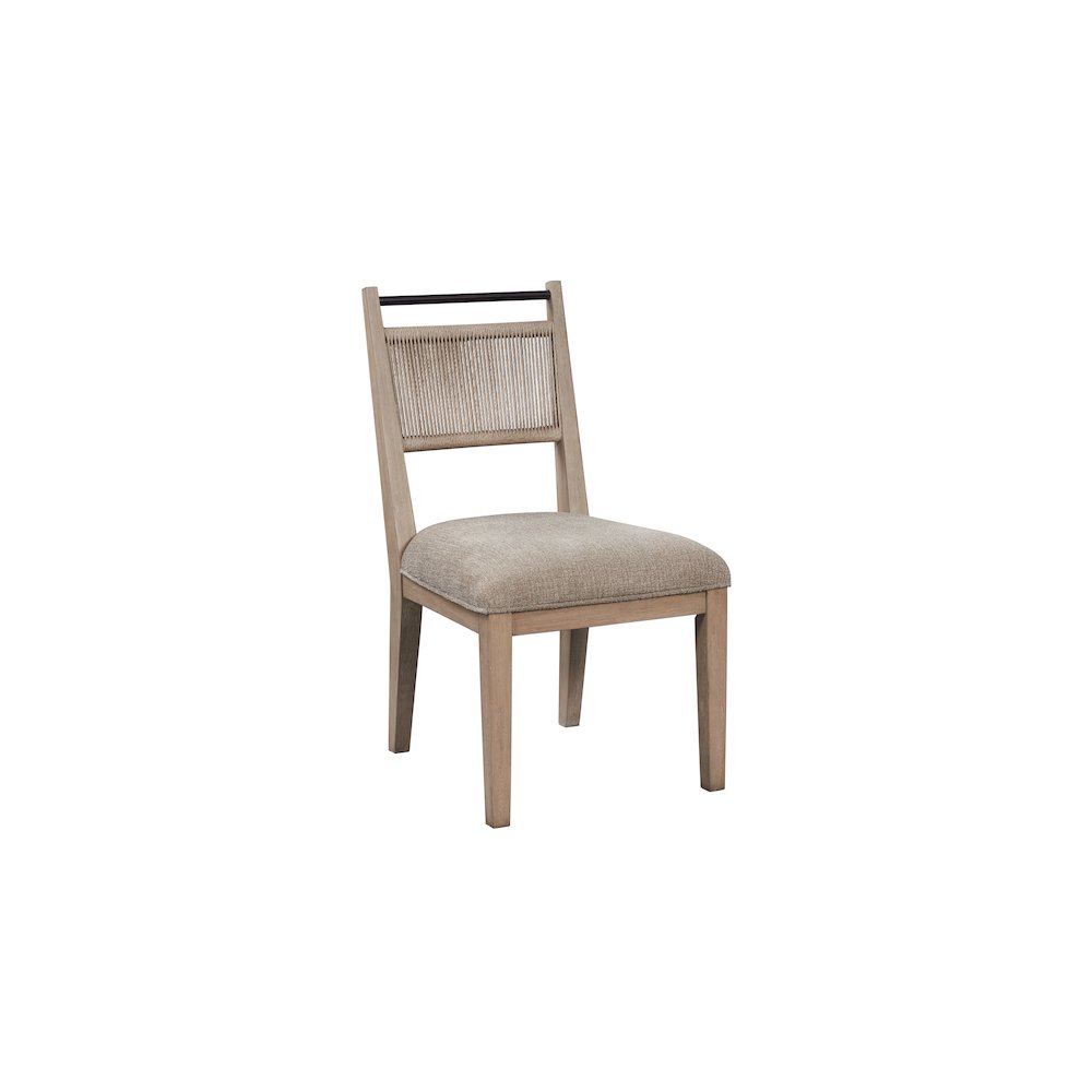 Elements Rope Back Chair - In Toffee Finish. Picture 6