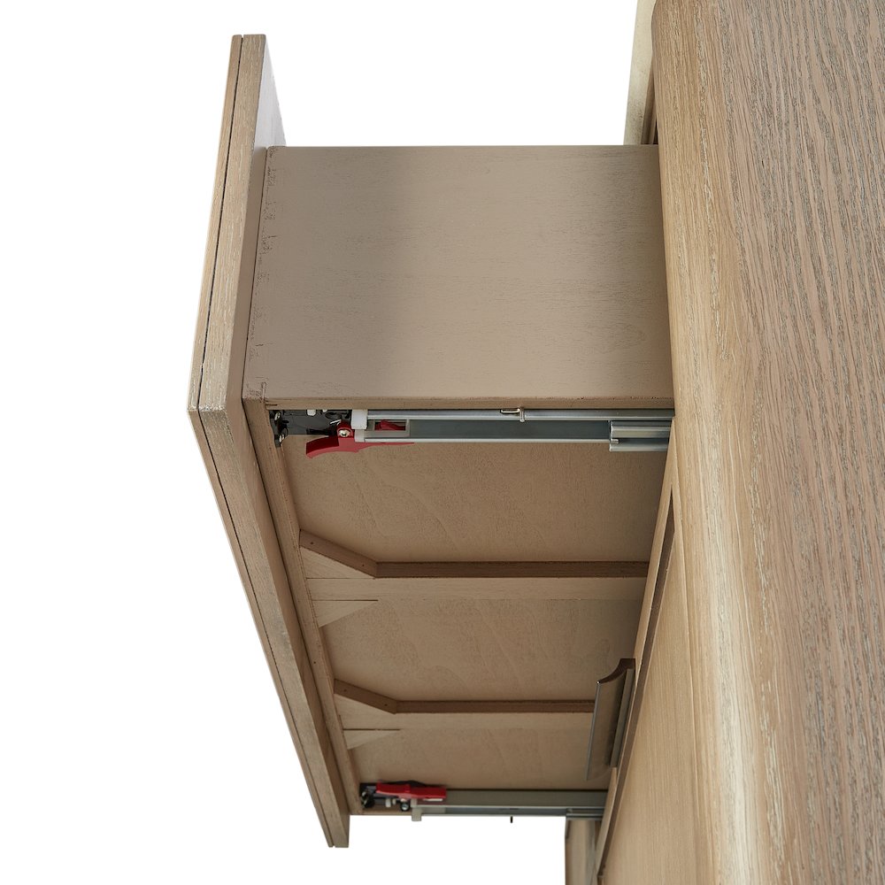Transitional Elements Dresser - Oak Veneer Drawer Fronts - Toffee. Picture 5