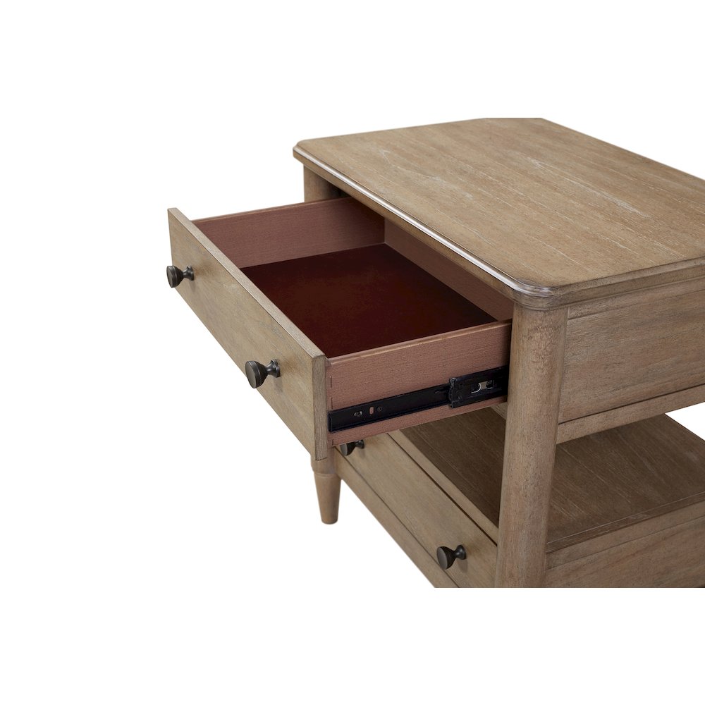 Wilmington Open Nightstand-Sand. Picture 7