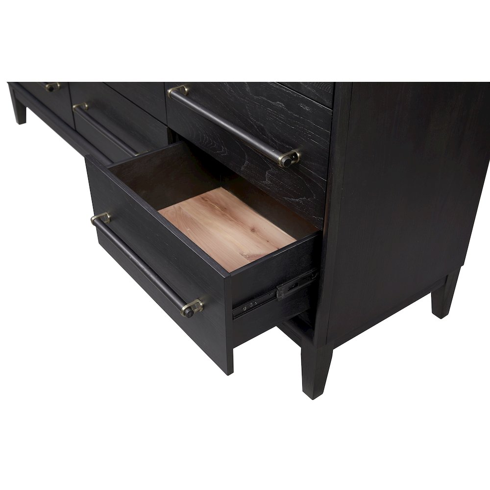 Aurora 9 Drawer Dresser - Peppercorn. Picture 5