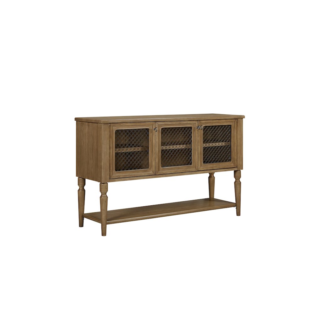 Magnolia Server Mesh Door Front - Almond. Picture 2