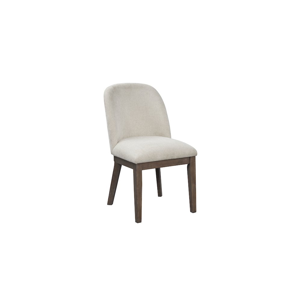 Elements Shelter Upholstered Chair - In Cocoa Finish. Picture 6