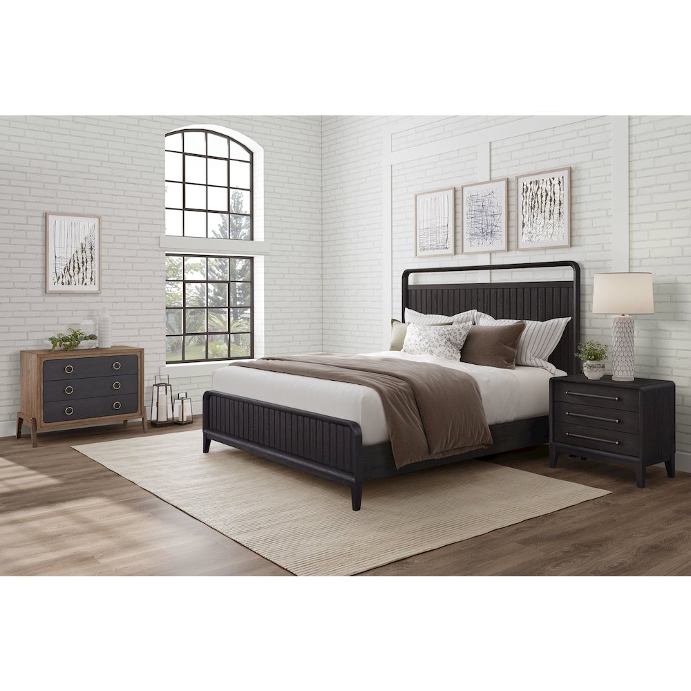 Aurora King Open Panel Bed. Picture 3