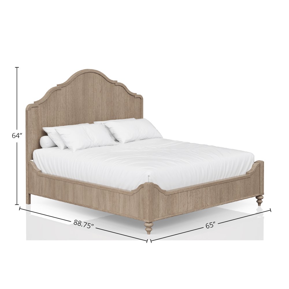 Wilmington King Panel Bed. Picture 4