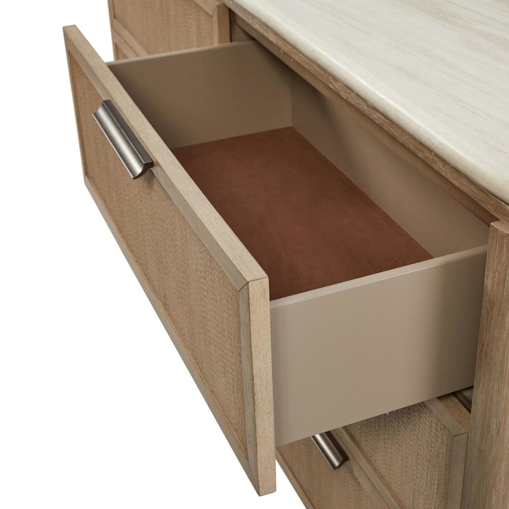 Transitional Elements Dresser - Rope Drawer Fronts - Toffee. Picture 6