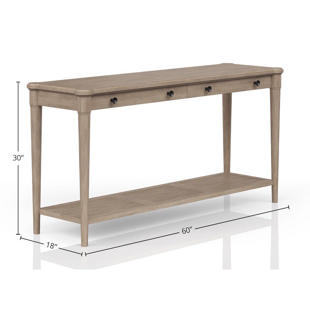 Wilmington Sofa Table W/ Cane. Picture 6