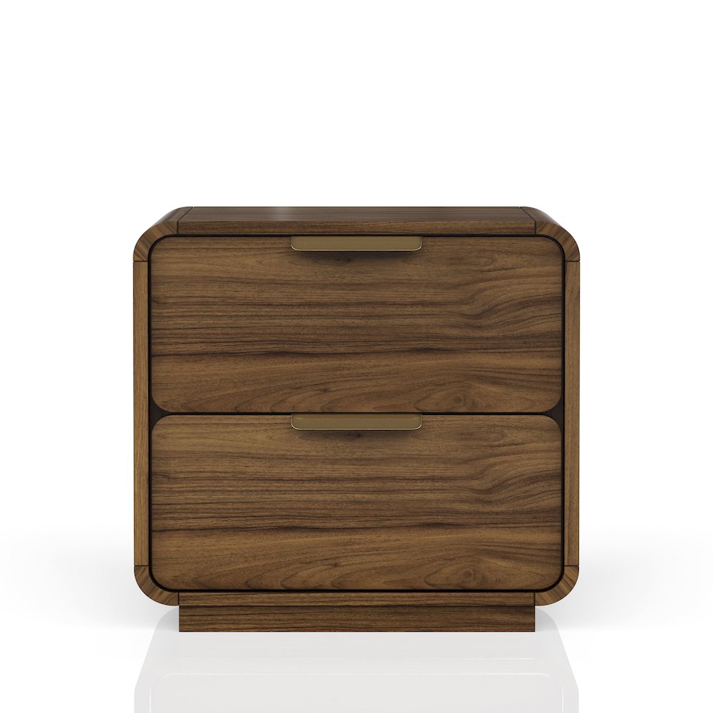 Summerfield Nightstand w/ USB in Walnut Finish. Picture 2